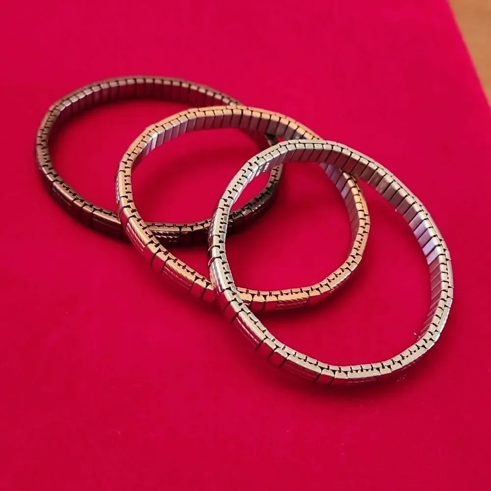 Vintage Milor 3 Piece Stretchy Bracelet Set